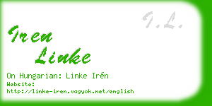 iren linke business card